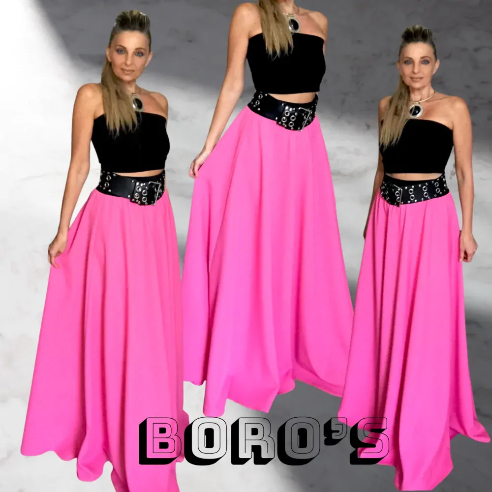 Dlouhá - maxi sukně - BOROS SK-L-PINK 01